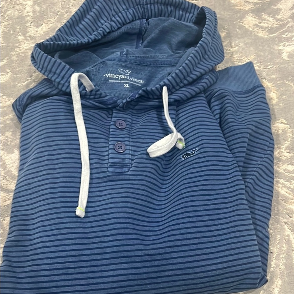 Vineyard Vines Blue Hoodie Sweatshirt